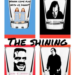 Horror Movie The Shining, collectible Shot glasses set of 4